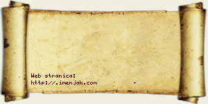 Trnjina Jačović vizit kartica